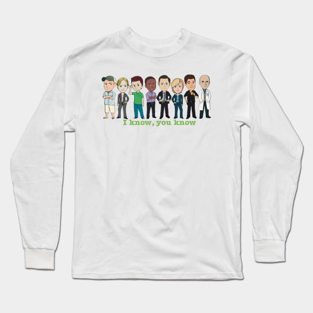 I know, you know Team Psych chibi Long Sleeve T-Shirt by CraftyNinja